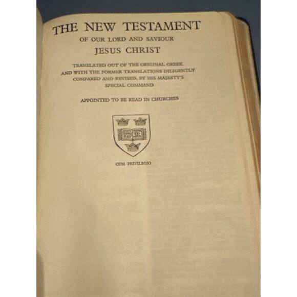 HOLY BIBLE ILLUSTRATED Oxford Self-Pronouncing Edition VTG King James READ - Picture 8 of 10